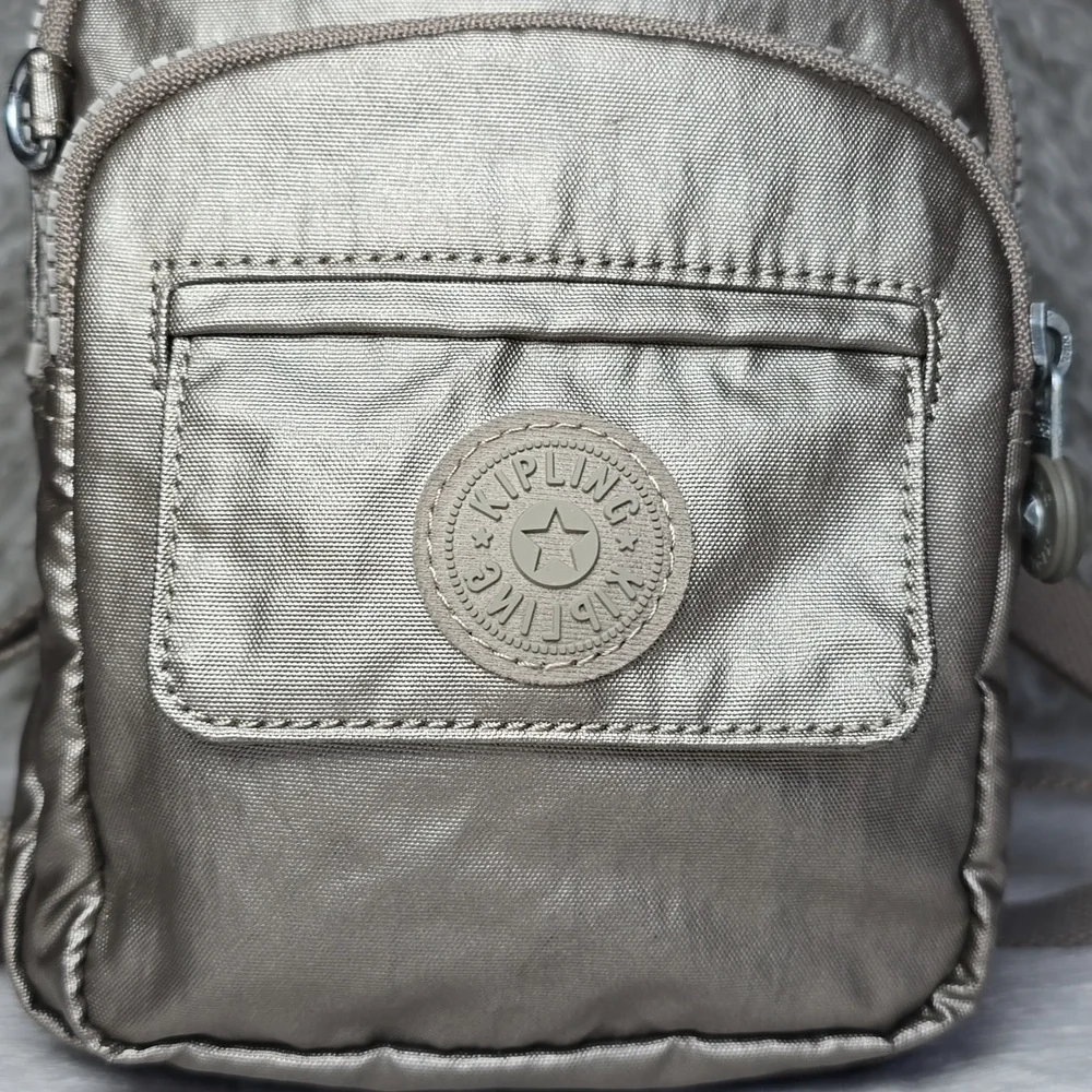 Kipling Alber Metallic Mini Backpack (NO MONKEY)